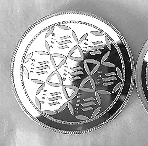 מטבע וירטואלי cryptocurrency | מטבעות אמנות אתגר מצופה כסף | מלאכת אספנות מטבעות זיכרון של ביטקוין עם קופסת פלסטיק